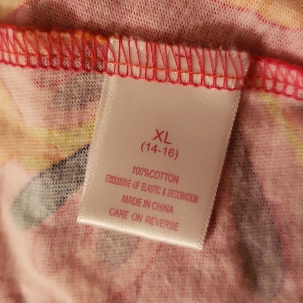 Bright Pink Green Soda Butterfly Girls Sundress Sz XL (14-16) - Picture 4 of 5